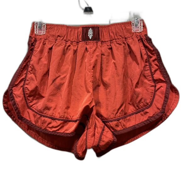 Free People Varsity Blues Shorts Built In Liner Red Running Women sz Small - Picture 1 of 10